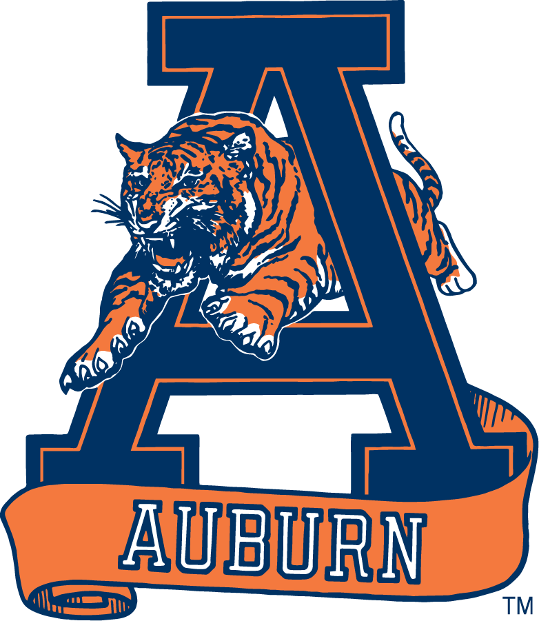 Auburn Tigers 1985-1997 Secondary Logo iron on transfers for T-shirts